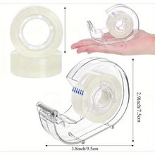 Transparent Tape and Dispenser, Refillable Tape Dispenser, O