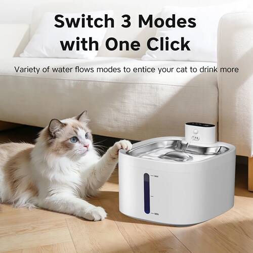Wireless Cat Water Fountain 3.5L Pet Water Dispenser 4000mAh