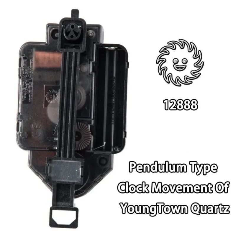 12888 Sun Pendulum Wall Clocks Movement Silent Pendulum Cloc