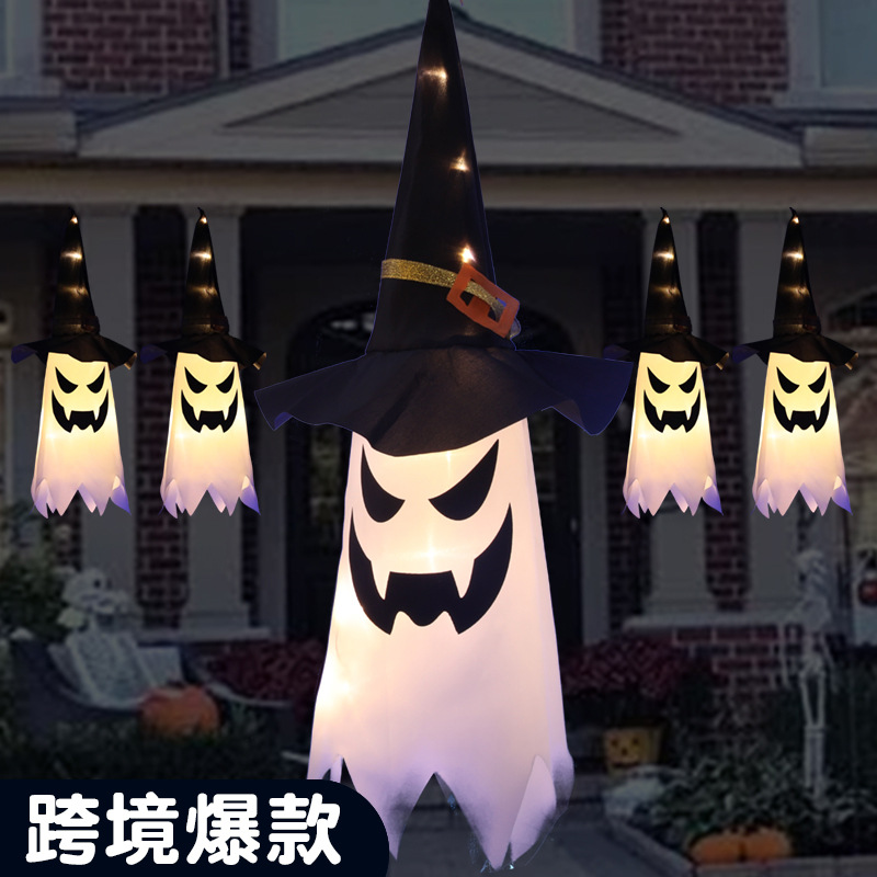 Halloween Wizard Ghost Hanging Ghost Led Lights Pendant Ghos