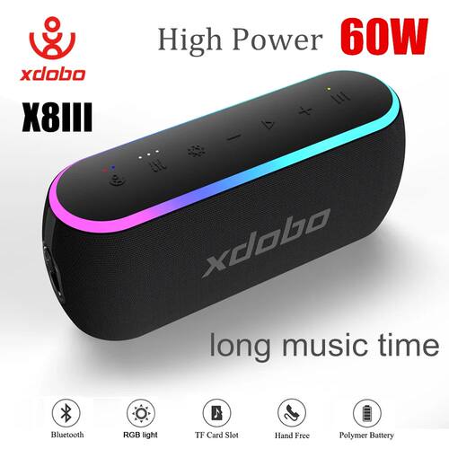 X8 III Bluetooth Speaker Wireless Subwoofer 6600mAh 60W Powe