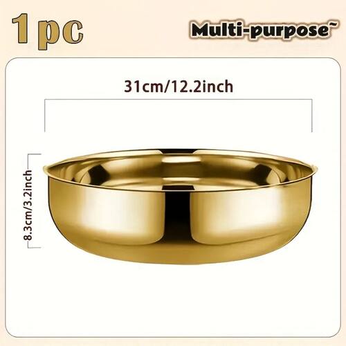 Commercial-Grade Stainless Mixing Bowls - Rustproof Non-Slip