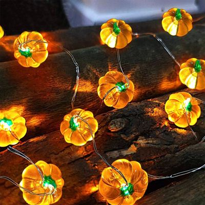 Pumpkin Horror Eyeballs LED String Lights Portable USB 20 40