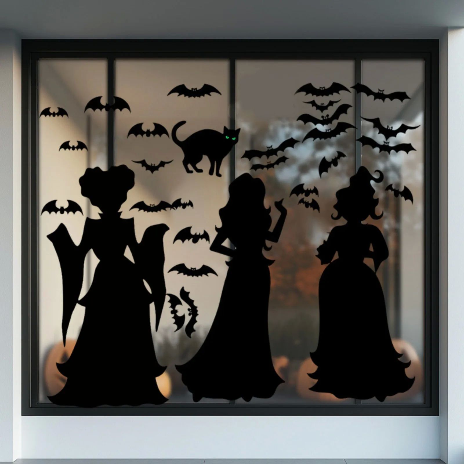 Halloween Dark Horror Atmosphere Decoration Wall Stickers Ca