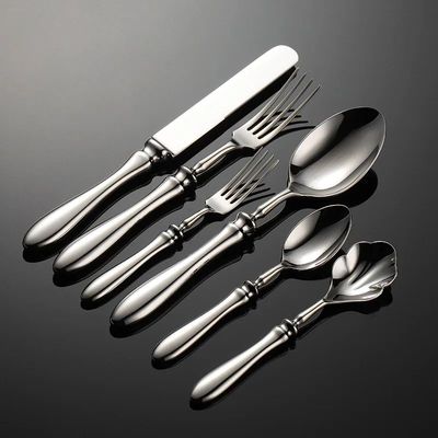 Heavy Gourd Handle Stainless Steel Cutlery Set Forged Knife