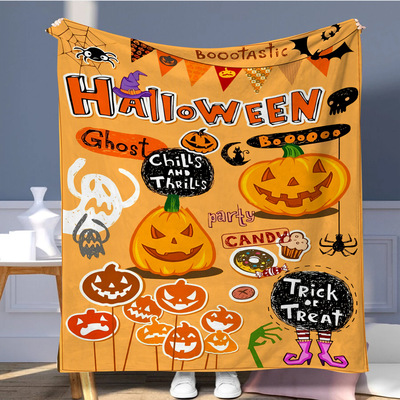 Halloween Flannel Blanket Best Gift Blanket Soft And Comfort