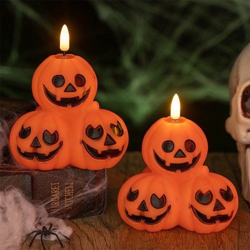 Halloween Pumpkin Lamp Funny Led Luminous Night Light Mall B