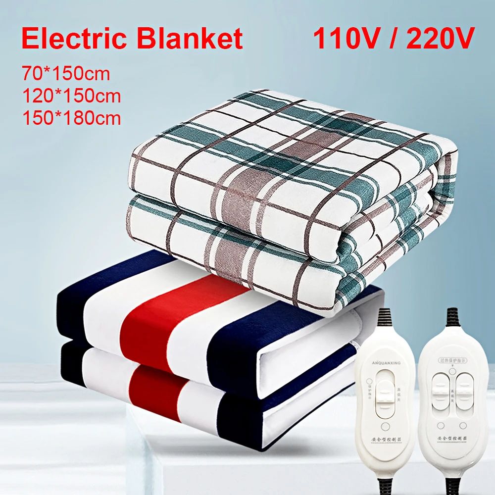 110V 220V Electric Blanket Thicker Heaters Home Bed Sheet Th