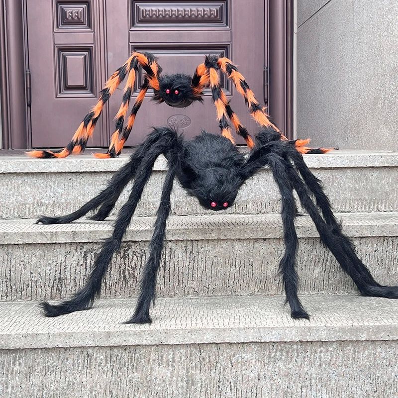 125cm Halloween Big Plush Spider Horror Halloween Decoration
