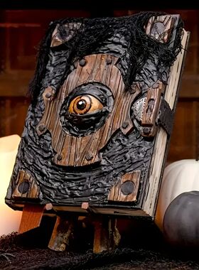 1PC Halloween Curse Devil's Eye Horror Book Atmosphere Decor
