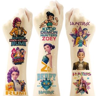20pcs/Set Rumi Kpop Demon Hunters Temporary Tattoo Stickers