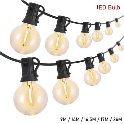 Festoon LED Globe String Light Fairy LED G40 Outdoor For Chr