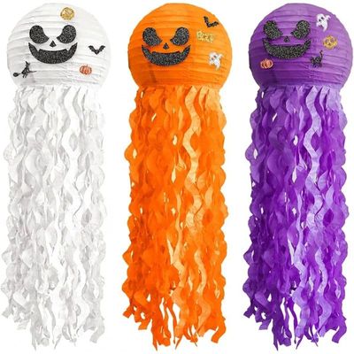 Halloween Pumpkin Lanterns Outdoor Ghost Decorations, Home P