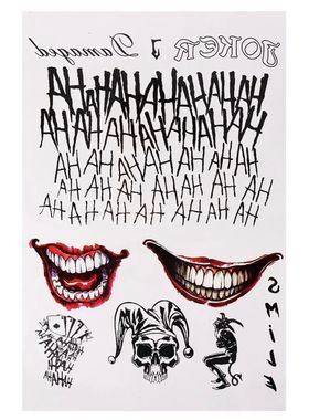 4 Styles Temporary Tatoo Waterproof Fake Tattoo Sticker The