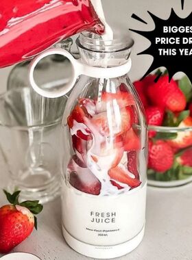 Mini Juice Blender Portable Electric Juicer Bottle 6 Blades