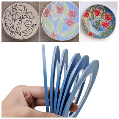 Curved Surface Covering Tape Ceramic Cover Spraying Model En