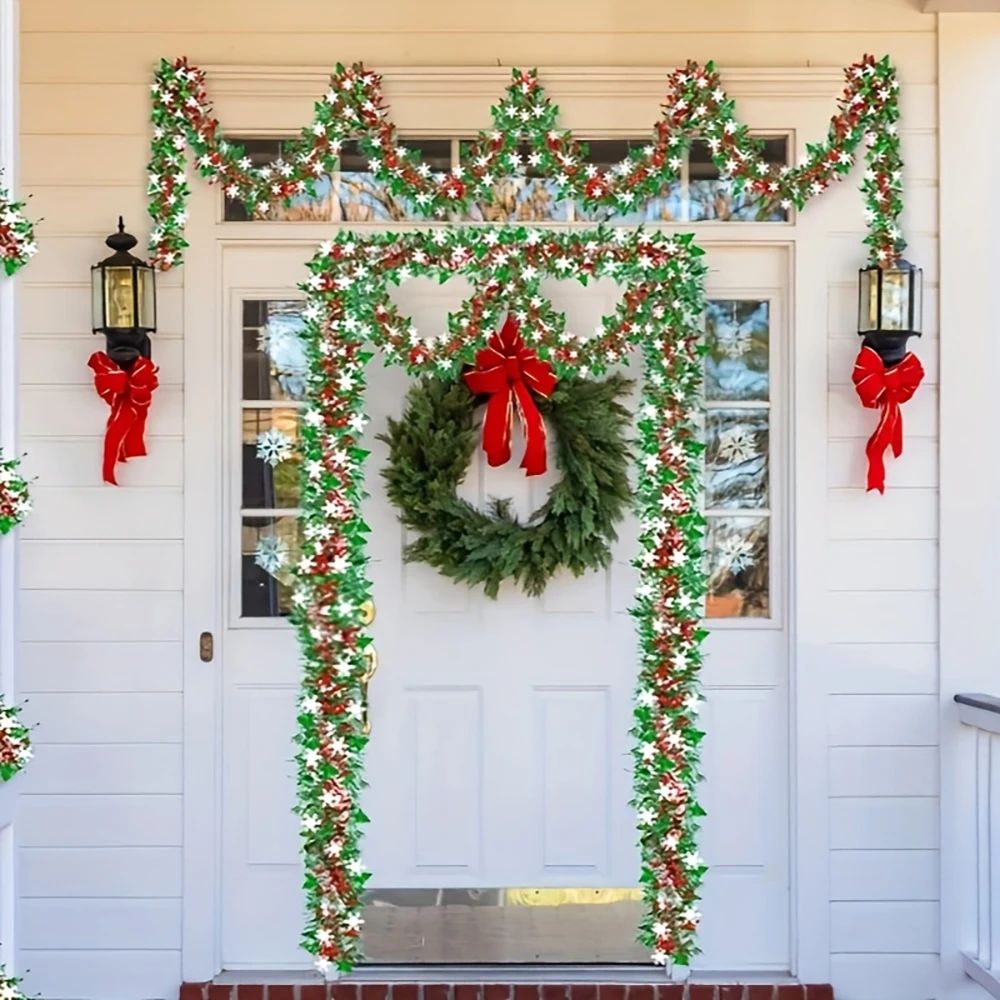Christmas Tel Garland Metallic Shiny Garland Christmas Tree