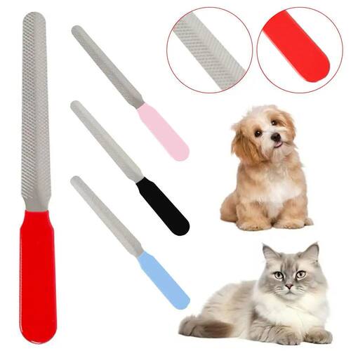 1Pc Pet Nail File Dog Nail Sharpener Steel Polishing File Pe