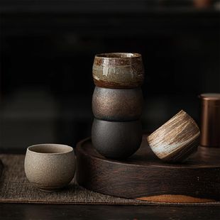 Handmade Stoneware Japanese Kung Style Cup 80ml Tea