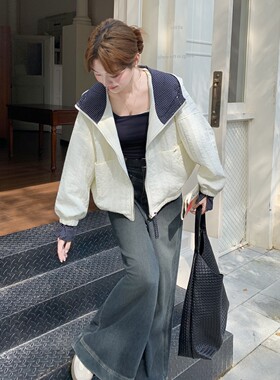 加棉连帽短外套女2025秋冬新款女装2C227/3316/P175K248