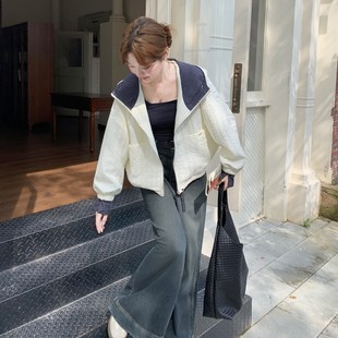 3316 2C227 P175K248 女装 加棉连帽短外套女2025秋冬新款