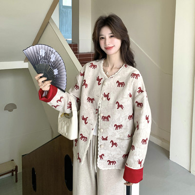 爆款大量现货 春季新款时尚刺绣外套2C098-2601P165K258