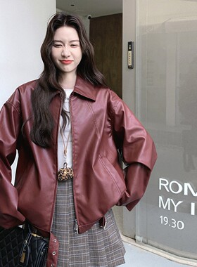 【大货首发】设计感皮衣夹克外套D66 P155K238