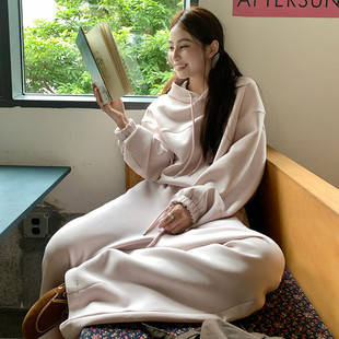 休闲运动服套装女炸街洋气时髦减龄秋冬款显瘦时尚卫衣舒适两件套