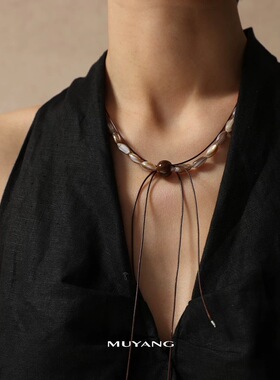 新中式国风爆款个性项链女款2025新款高级感轻奢禅意风长款配饰