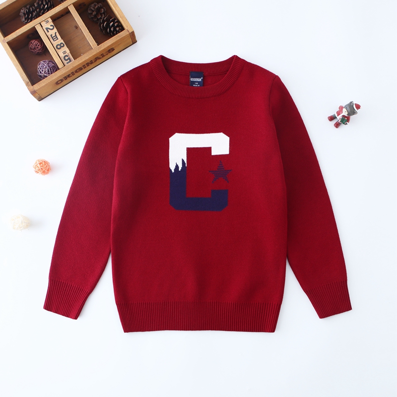 男孩套头纯棉新款打底衫儿童毛衣