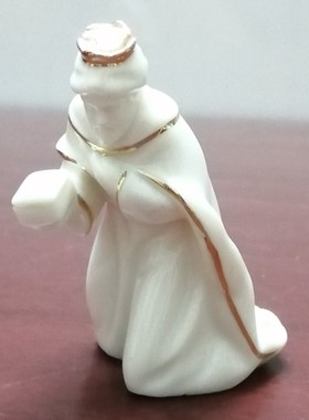 陶瓷手绘描金摆件工艺品