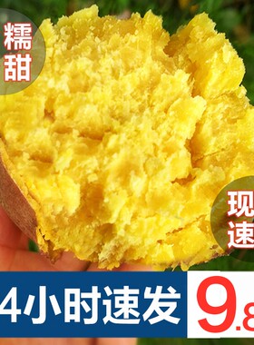 5斤农家自种黄肉黄心糯甜山芋