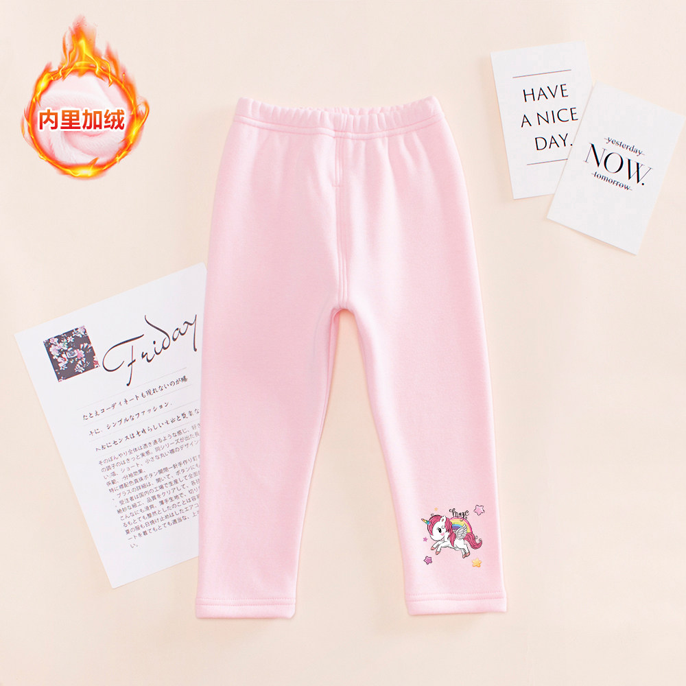 女童加绒裤子冬季儿童秋款薄绒长裤独角兽秋装外穿宝宝秋冬打底裤,童装/婴儿装/亲子装,裤子,淘宝优惠券,粉丝福利购,淘宝优惠卷