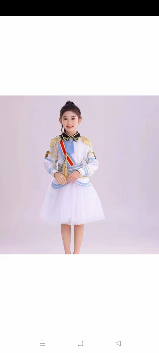 儿童合唱演出服红歌升旗手服装升旗仪式服装中小学生鼓号队少儿套