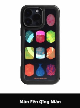 满分青年 中式花窗imd磁吸黑色边框高级感小众手机壳原创意保护套国潮适用于苹果16iPhone15ProMax14Pro17Pro