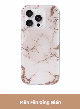 满分青年 原创枝上桃花imd磨砂磁吸新款手机壳国潮高级简约复古中式适用于苹果 iPhone16ProMax15Pro/14Pro