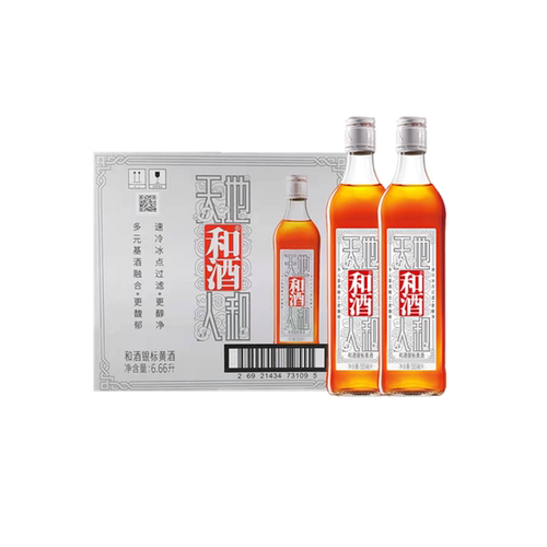 新银标箱装12瓶银标和酒半干型