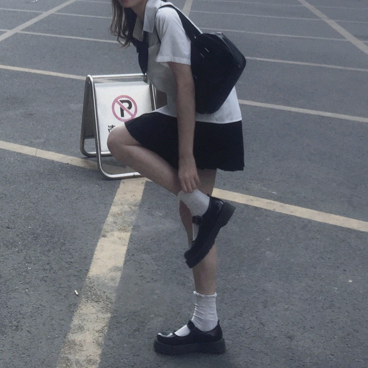 JAPANESE JK SHIRT WOMENS POINTED LAPEL MARUKET SHORT-SLEEVED TOP STUDENT CLASS UNIFORM HIGH SCHOOL UNIFORM PLEATED SKIRT SET