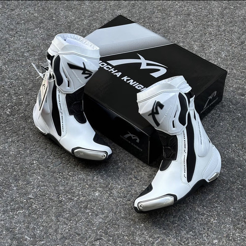 摩卡骑士摩托骑行透气防摔靴