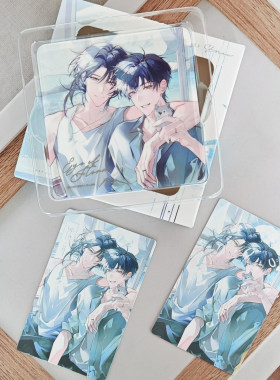 正版台风眼赴夏吧唧方形徽章梁思喆原创小说周边一期曹烨官谷