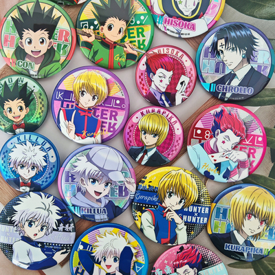 正版全职猎人小杰/奇犽徽章吧唧