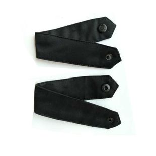 保安服肩带藏青色/黑色肩带网格/斜纹面料肩章带子保安服饰配件