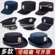 平顶作训帽鸭舌帽黑色特勤服便帽作战帽子 男款 新式 保安服帽夏季