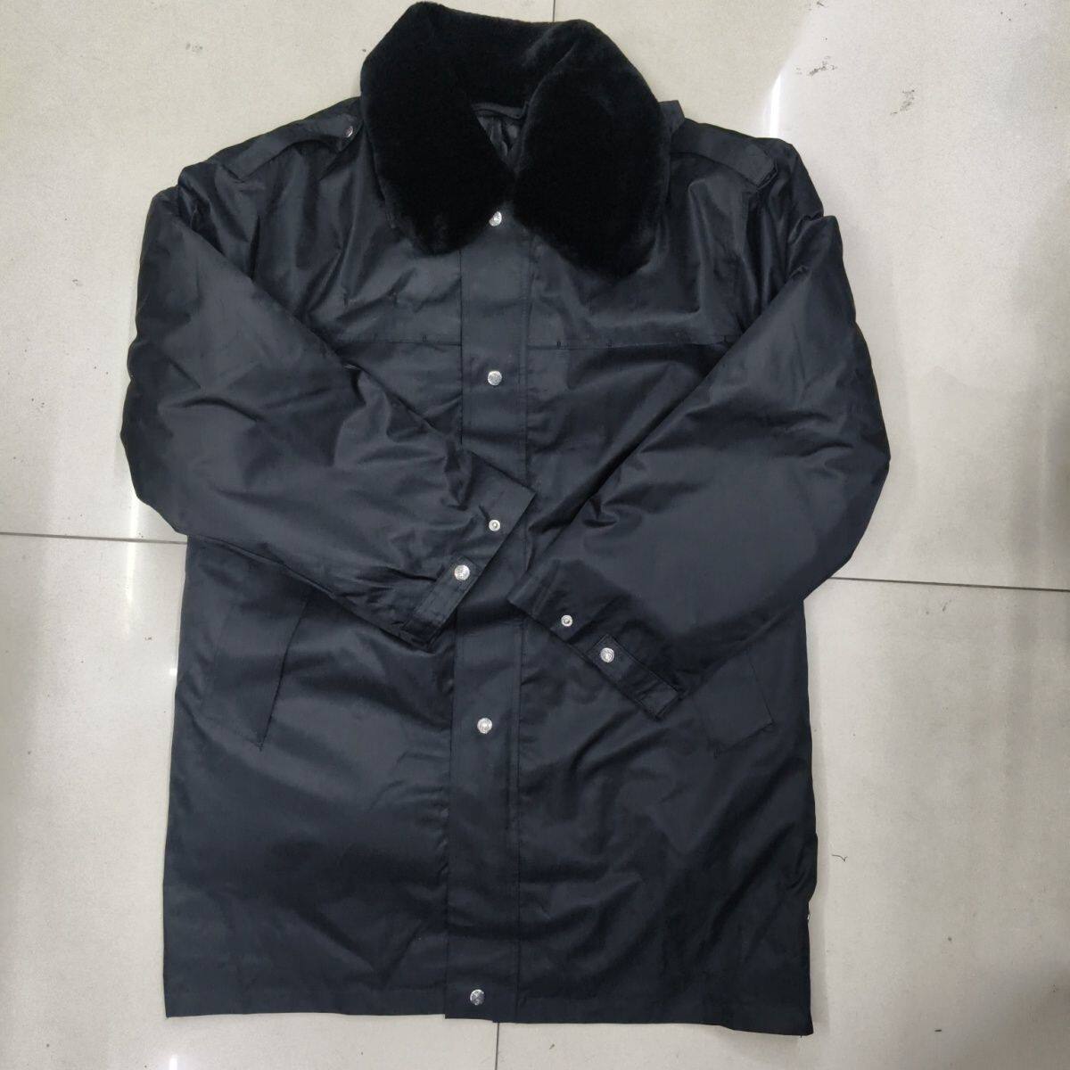 正品冬执勤多功能大衣物业保安防寒服治安棉衣中长款执勤安保棉服