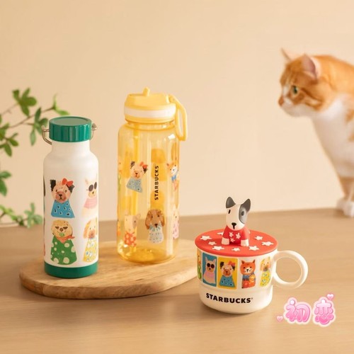 星巴克杯子毛孩子系列造型随手杯