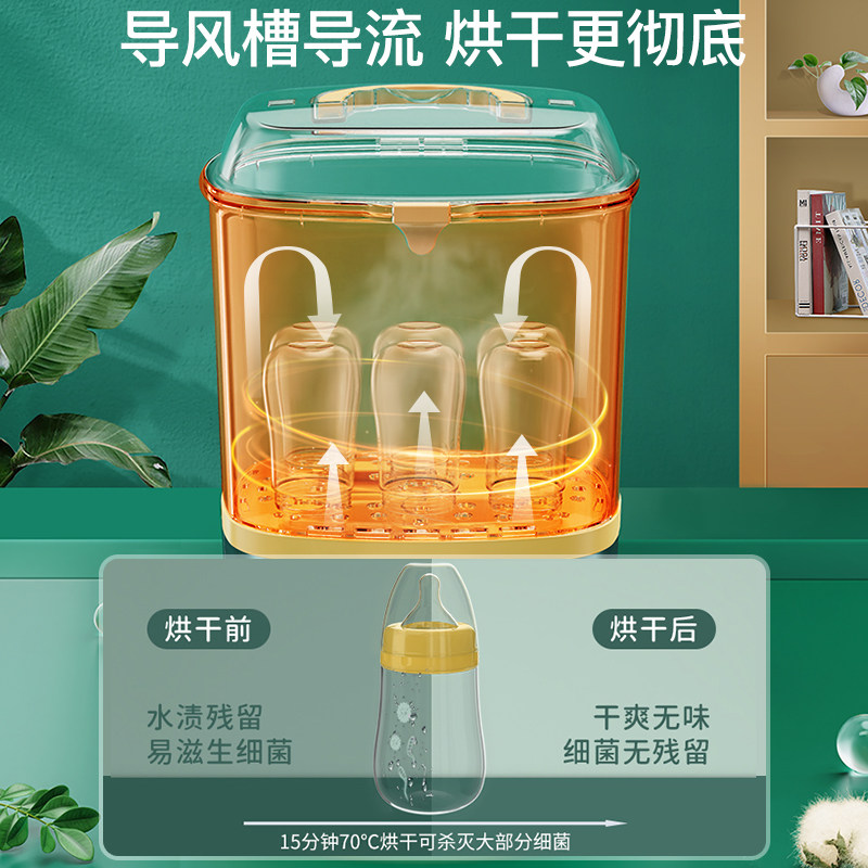 奶瓶消毒器烘干二合一温奶器宝宝消毒柜婴儿专用一体机蒸汽消毒锅
