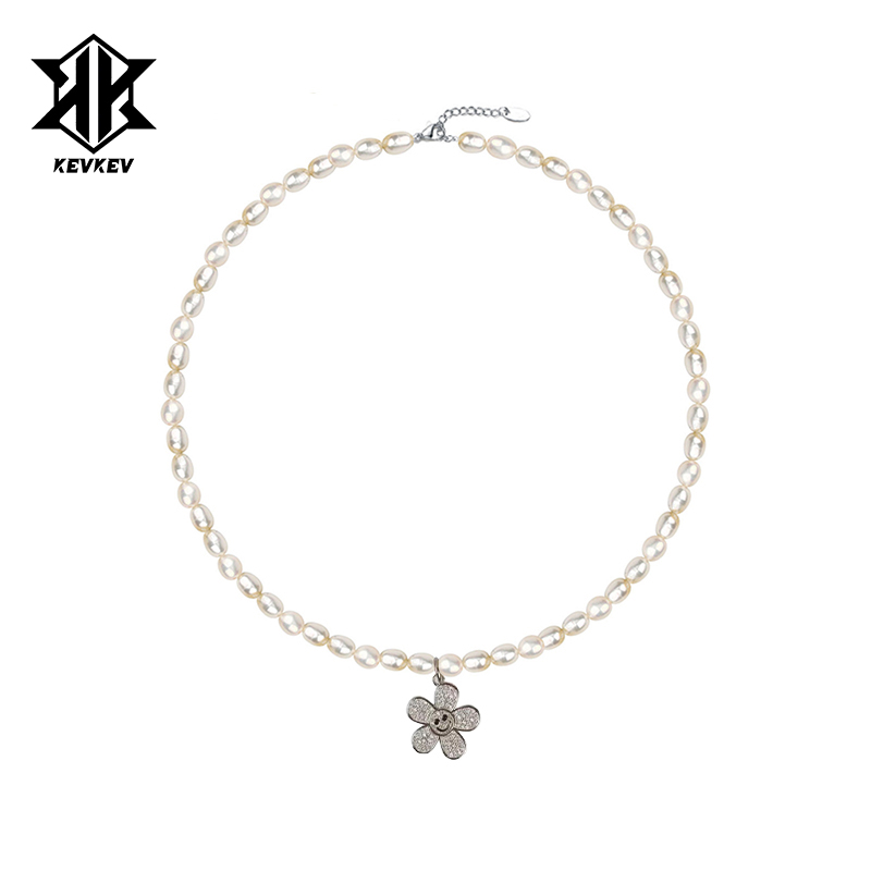 同款珍珠幸运笑脸项链