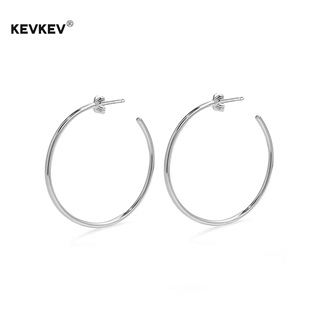 【新品首发】董洁同款s925半圈耳环女简约气质大号圈圈耳饰显脸小