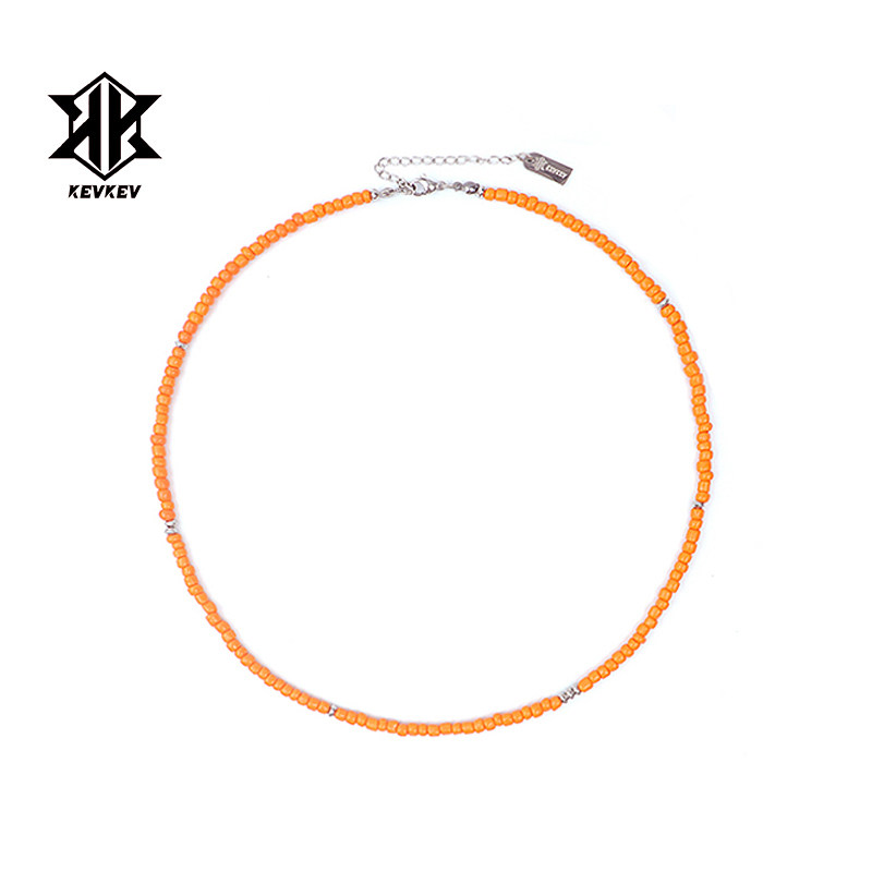 kevkev吴磊同款彩色串珠项链