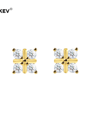 kevkev官网tsutsumi耳钉耳环小众设计镶钻感轻奢气质镶钻耳饰女
